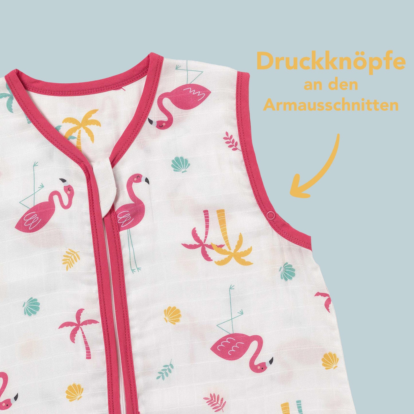 Musselin Babyschlafsack, 0.5 Tog