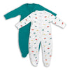 Bio Baby-Schlafanzug langarm 2er Pack