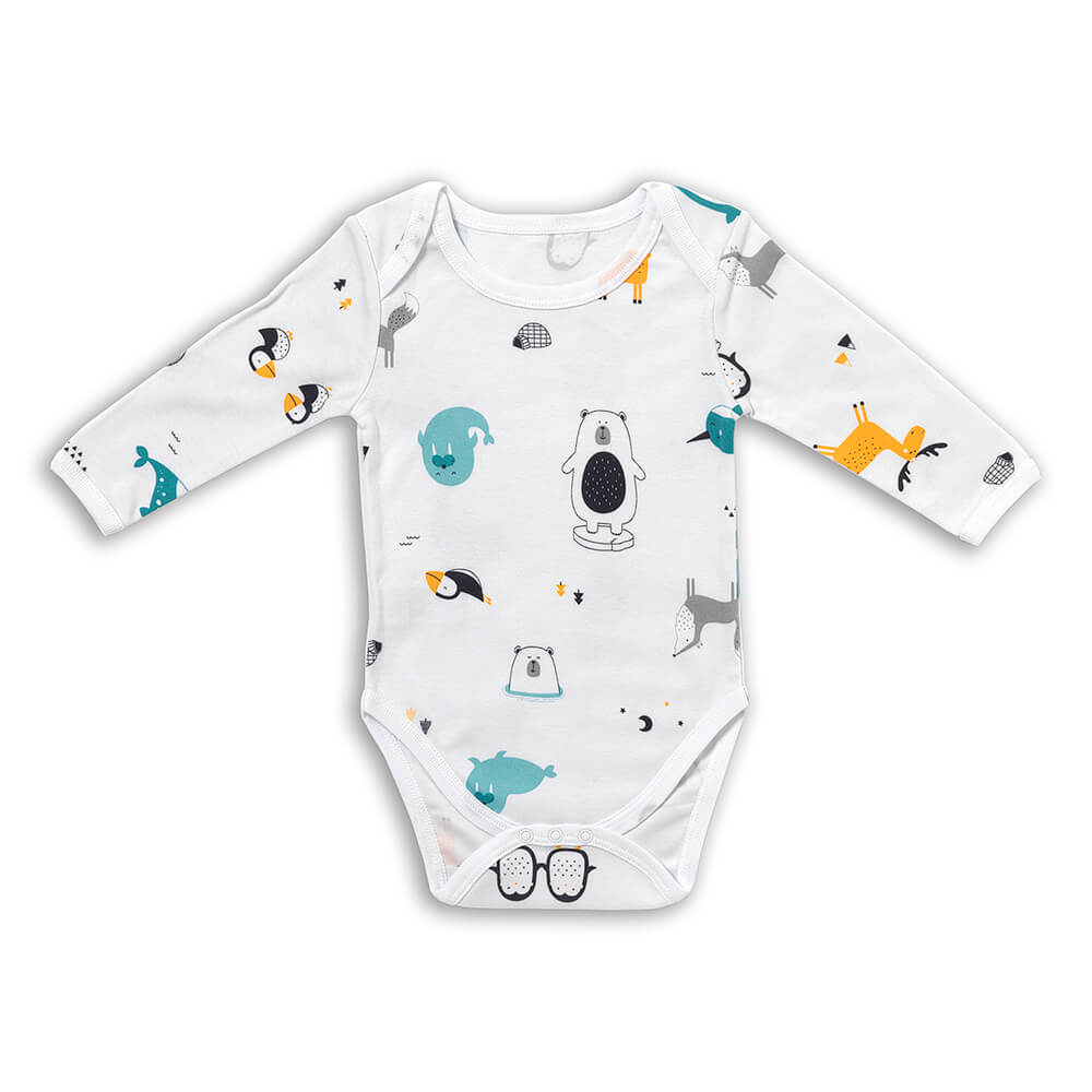 Bio Baby-Bodys langarm 3er-Pack