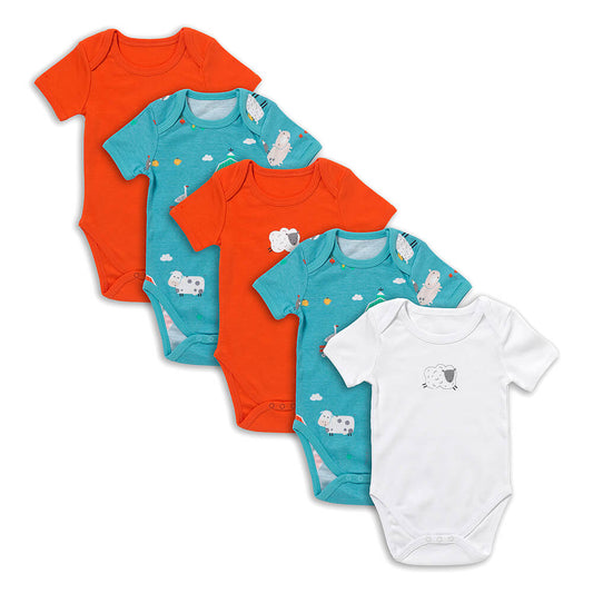 Bio Baby-Bodys kurzarm 5er-Pack