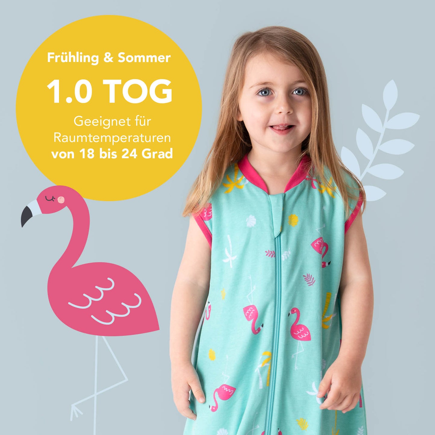 Bio Babyschlafsack, 1.0 TOG