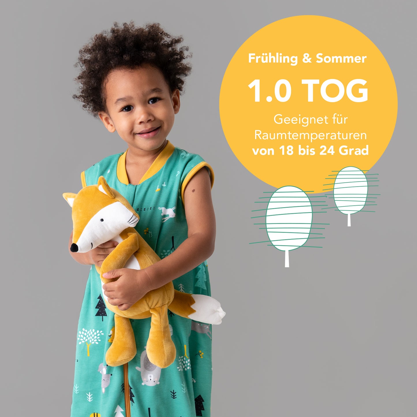 Bio Babyschlafsack, 1.0 TOG