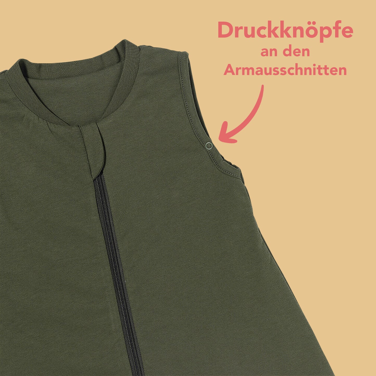 Ganzjahres Schlafsack mit Füßen, 2.5 TOG