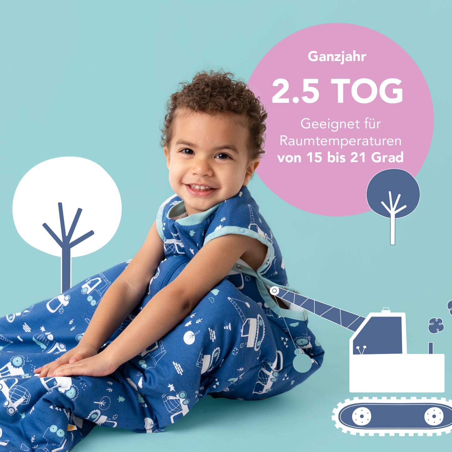 Babyschlafsack, 2.5 TOG