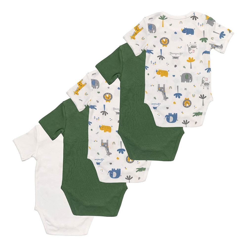 Bio Baby-Bodys kurzarm 5er-Pack