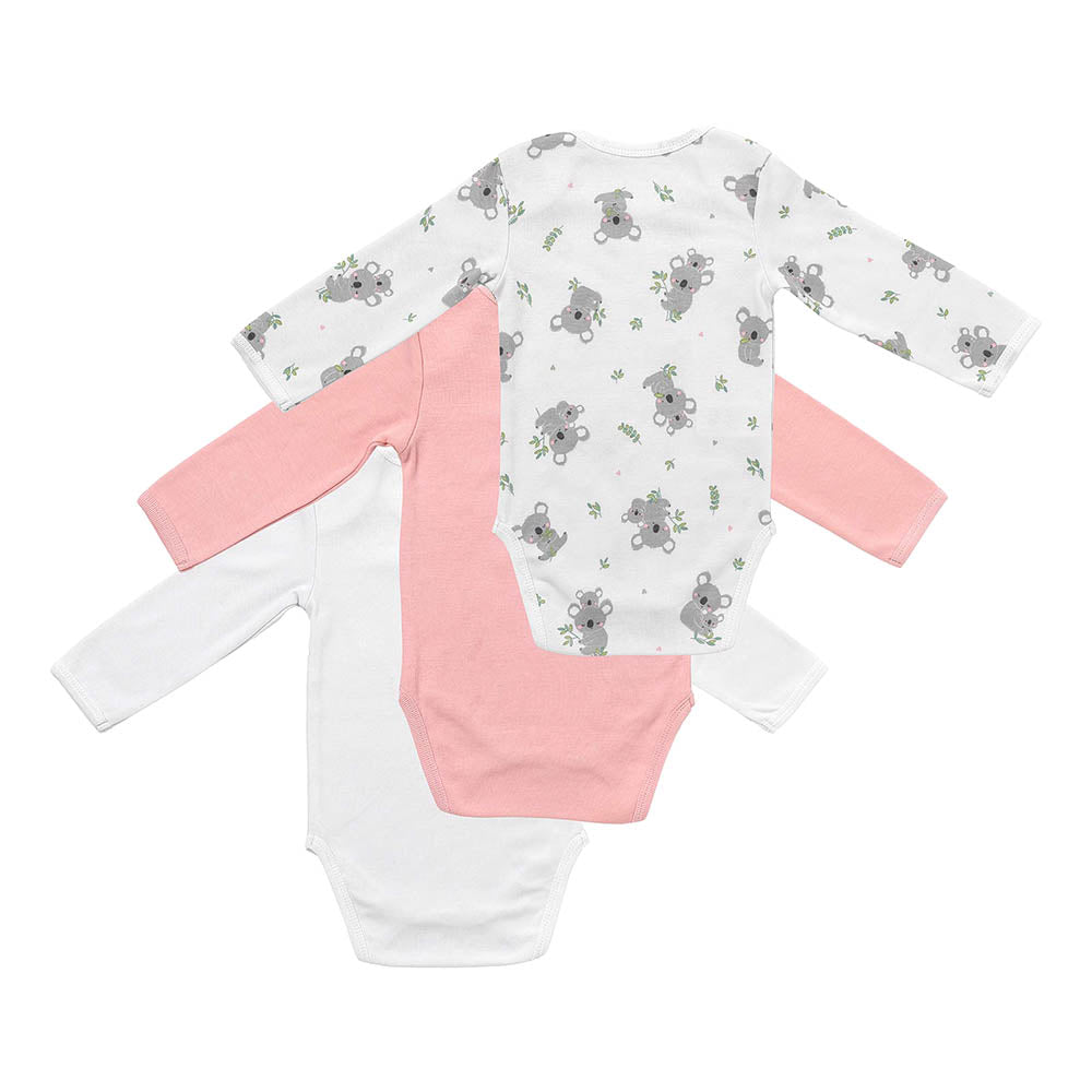 Bio Baby-Bodys langarm 3er-Pack