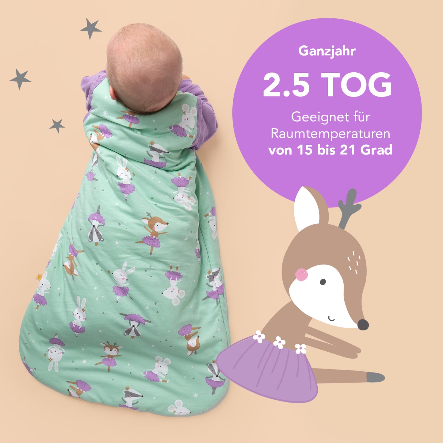 Babyschlafsack, 2.5 TOG