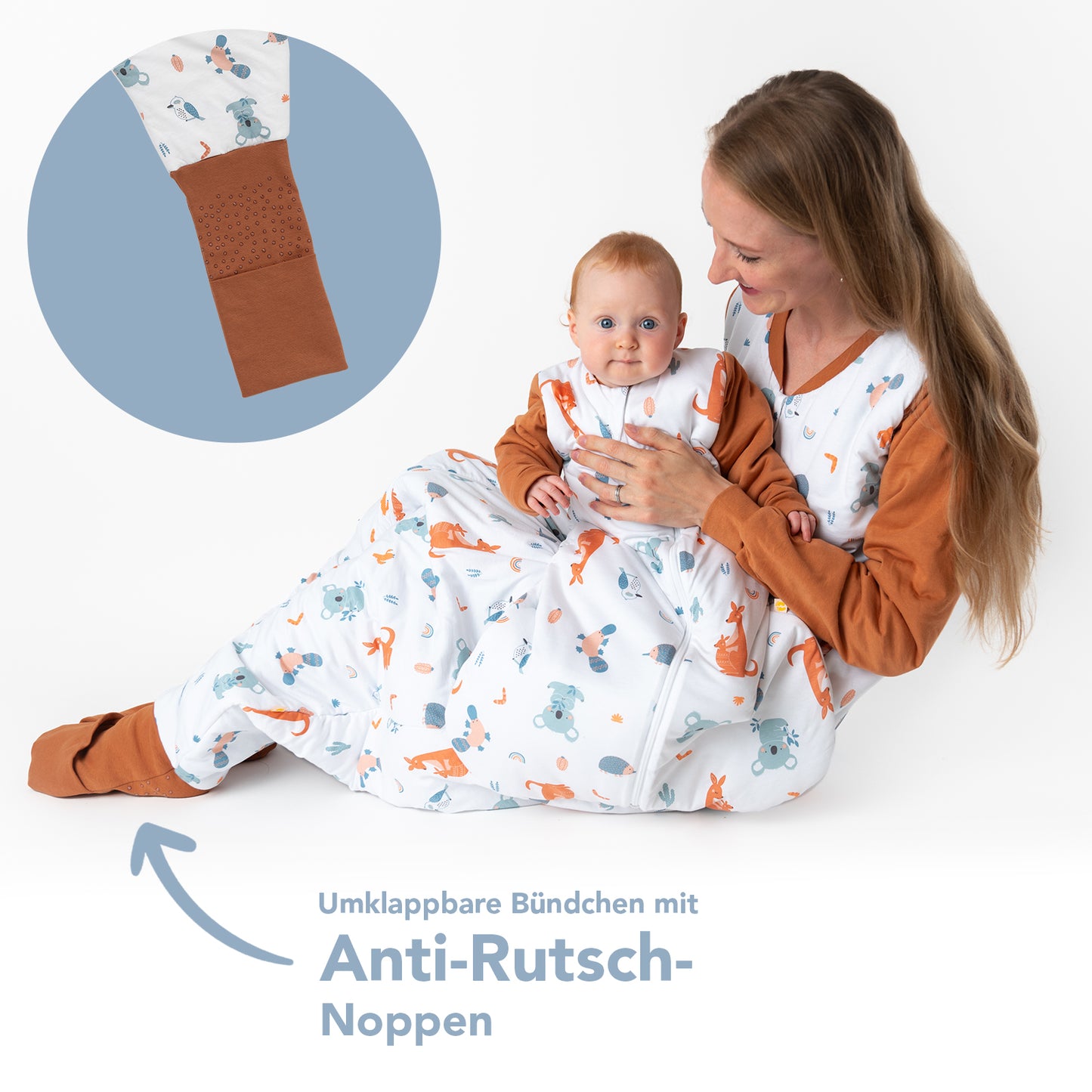 Schlafsack mit Füßen für Erwachsene 2.5 TOG