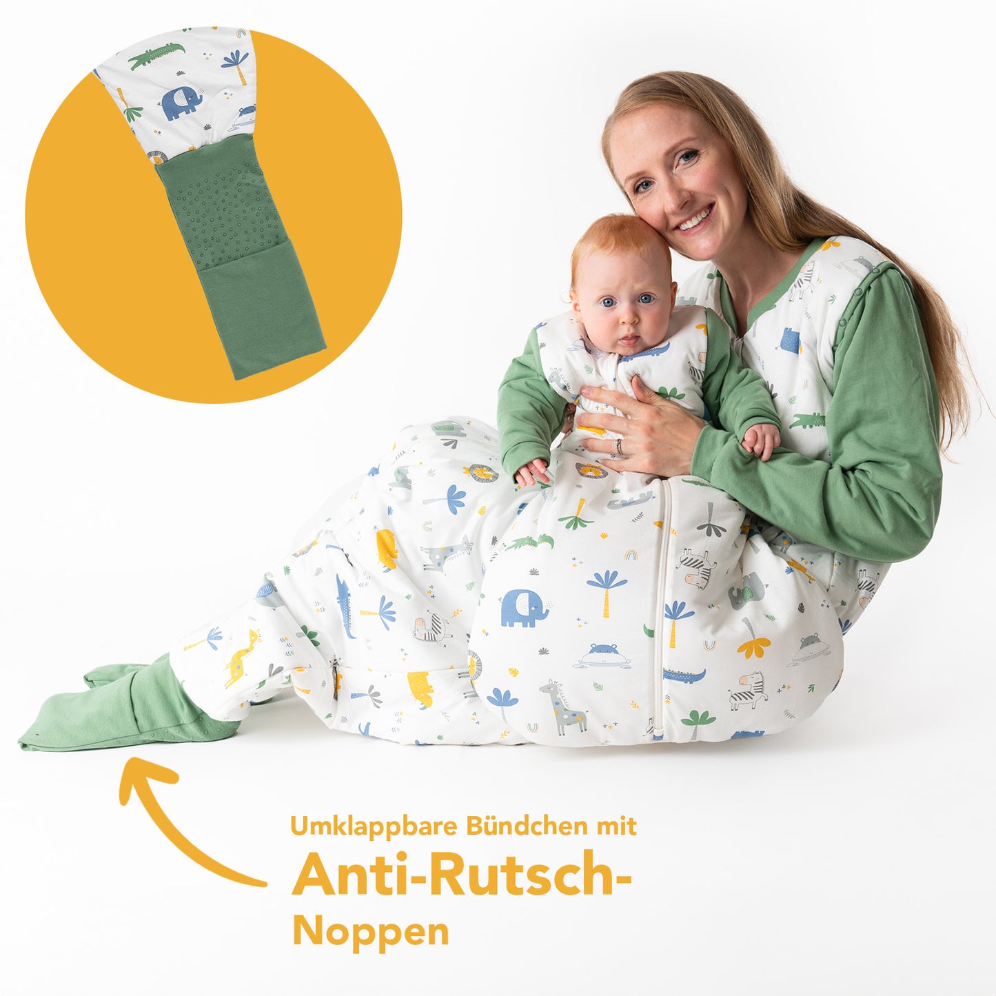 Schlafsack mit Füßen für Erwachsene 2.5 TOG