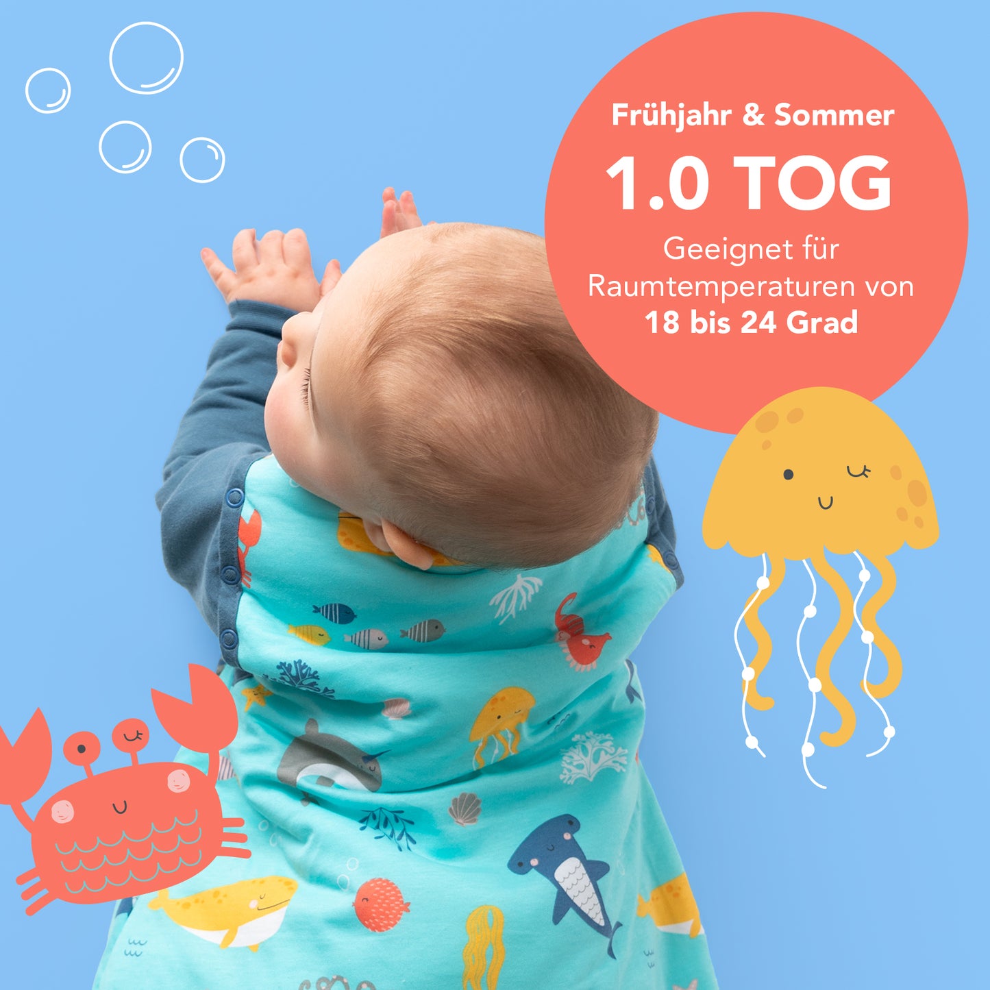 Babyschlafsack, 1.0 TOG