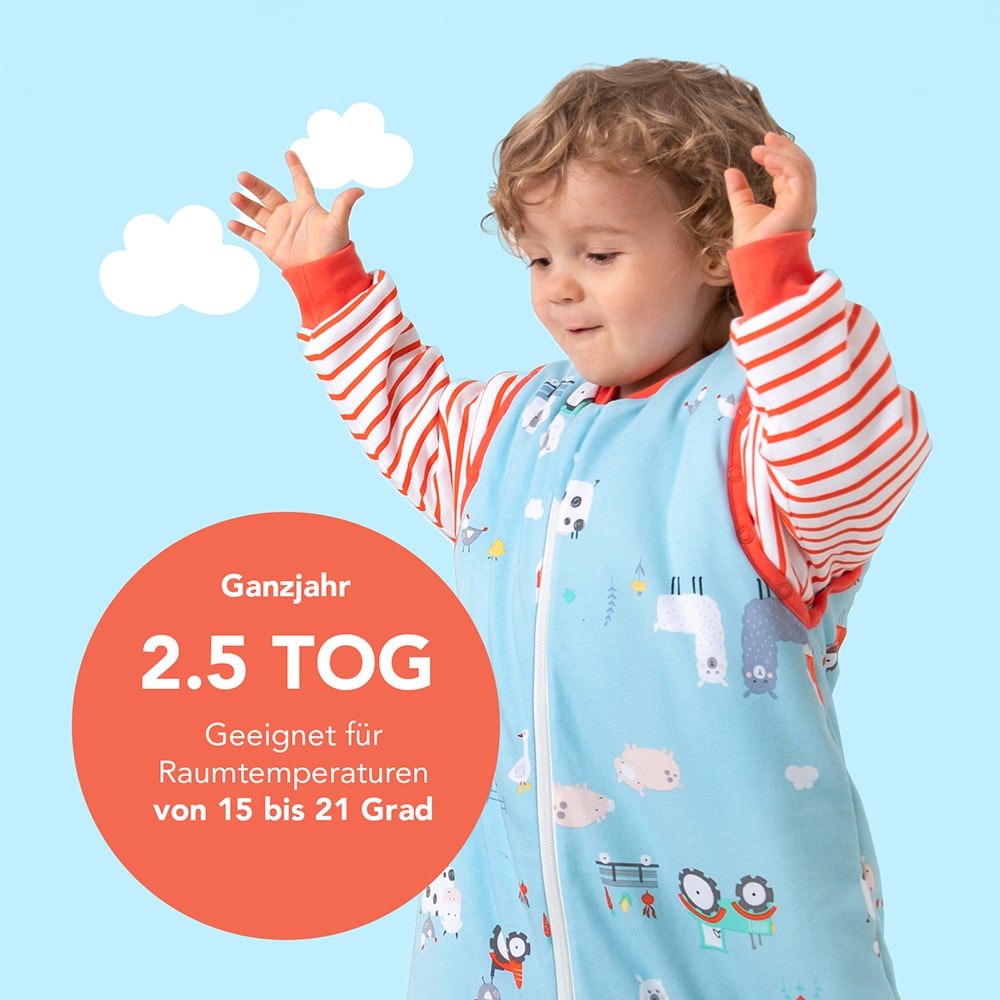 Bio Babyschlafsack, 2.5 TOG