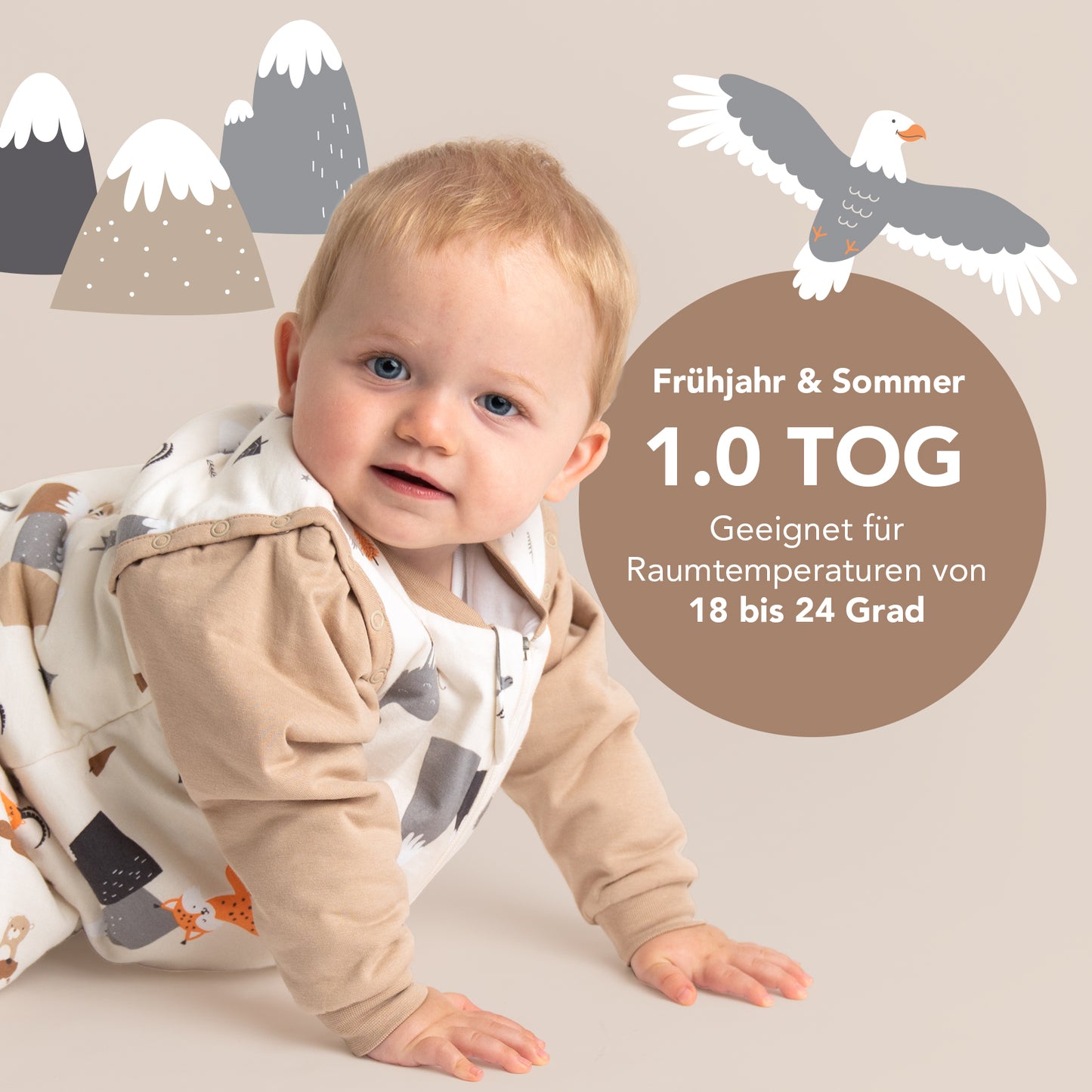 Babyschlafsack, 1.0 TOG