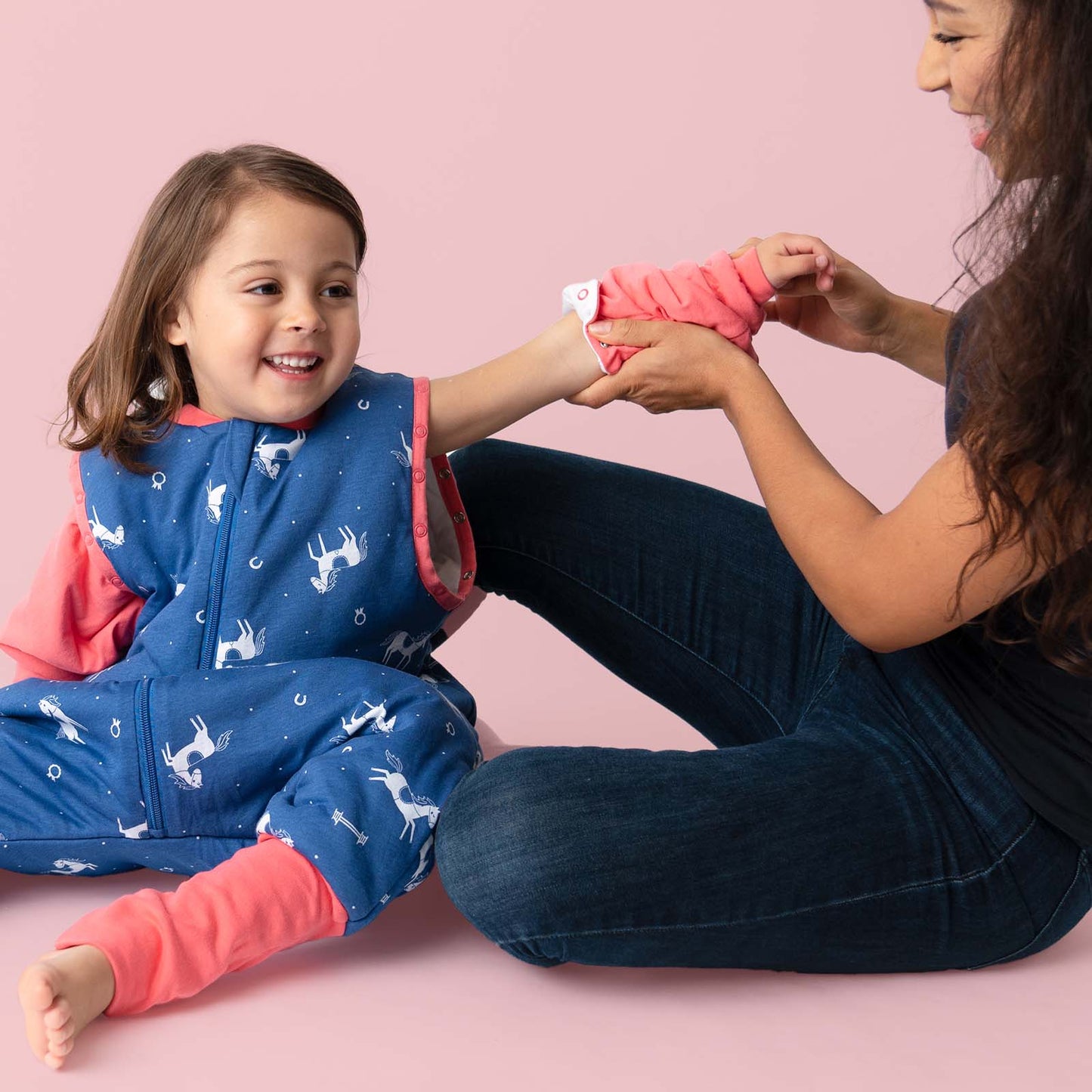 Schlafsack mit Füßen und umklappbaren Bündchen, 3.5 TOG